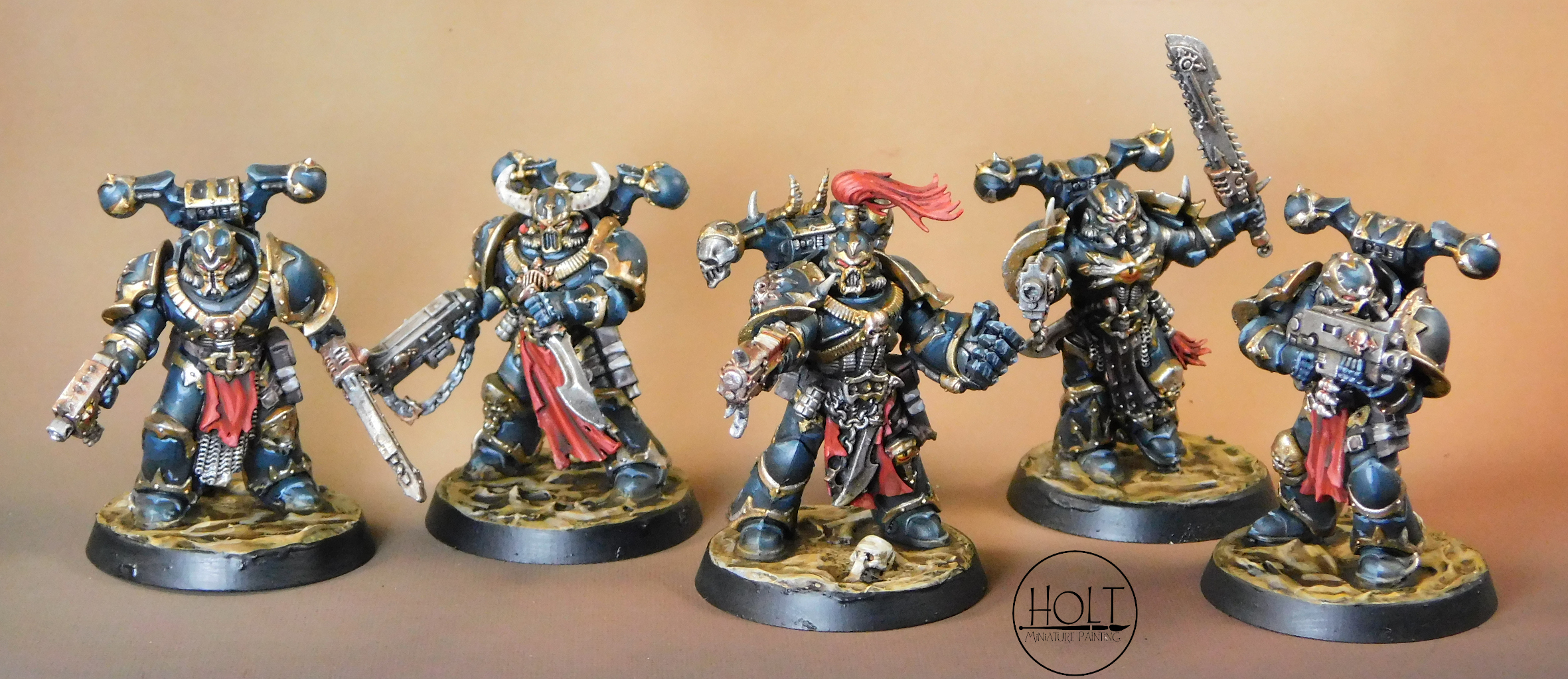 Black Legion Chaos Space Marines – K.C. Holt Miniature Painting