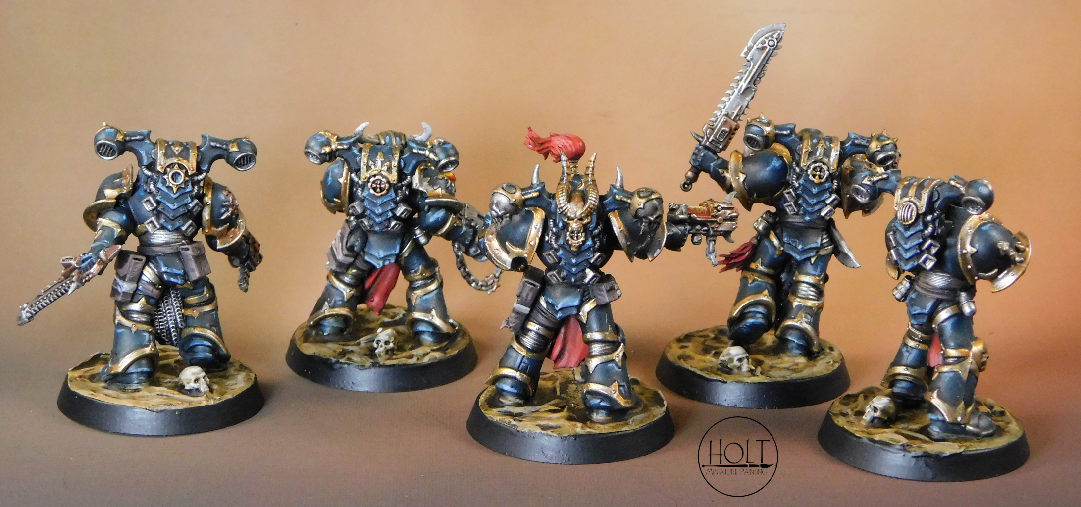 Black Legion Chaos Space Marines – K.C. Holt Miniature Painting