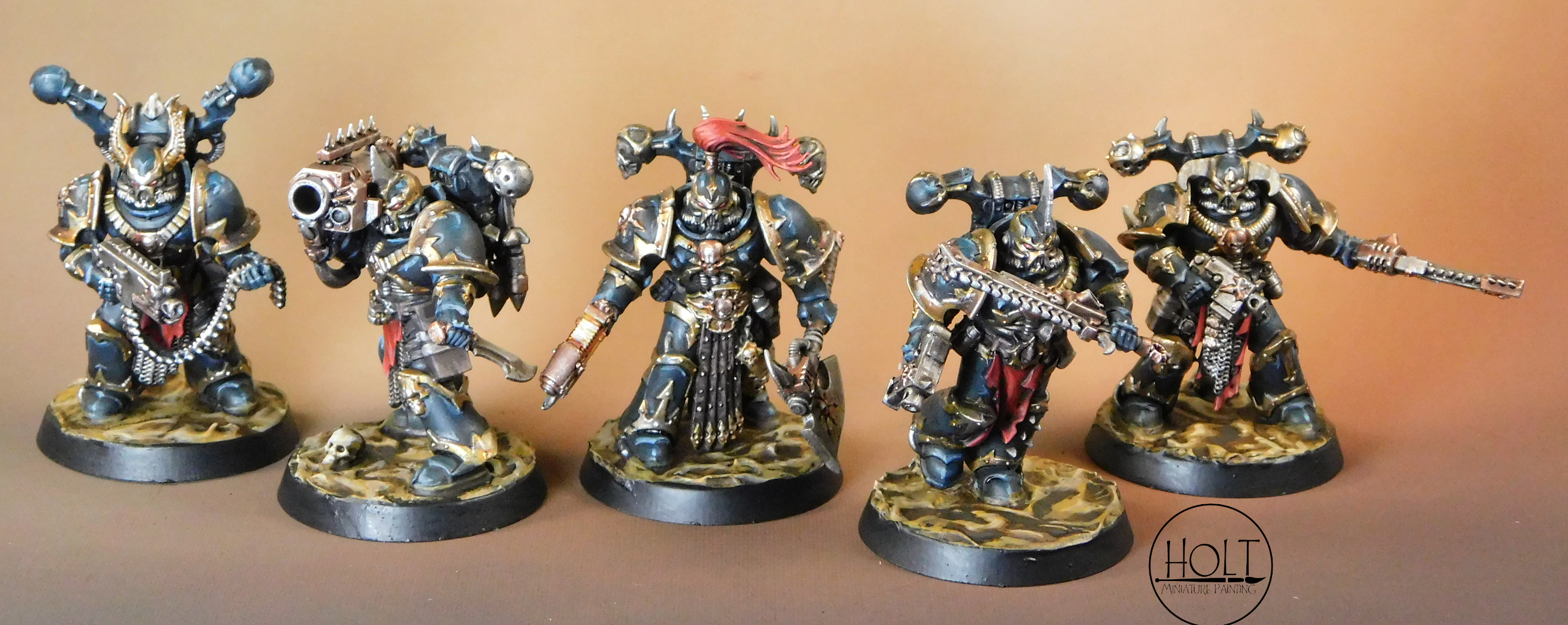 Black Legion Chaos Space Marines – K.C. Holt Miniature Painting