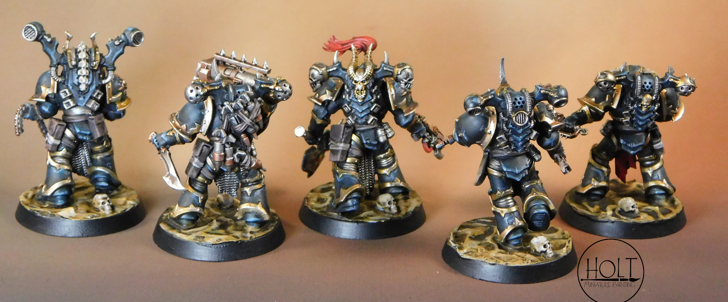 Black Legion Chaos Space Marines – K.C. Holt Miniature Painting