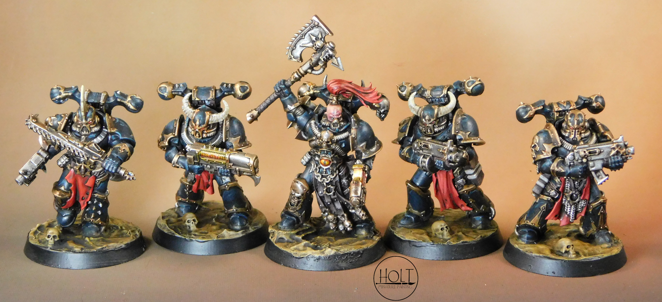 Black Legion Chaos Space Marines – K.C. Holt Miniature Painting