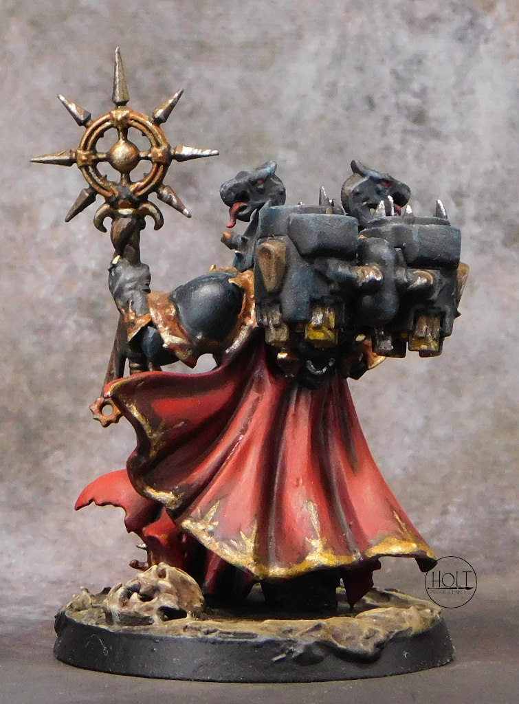 Black Legion Chaos Space Marine Sorcerer with Jump Pack – K.C. Holt ...