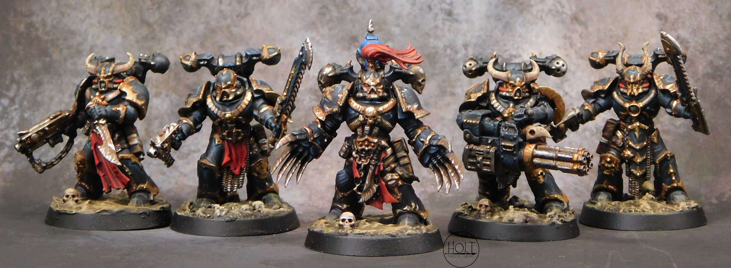 Black Legion Chaos Space Marines – K.C. Holt Miniature Painting