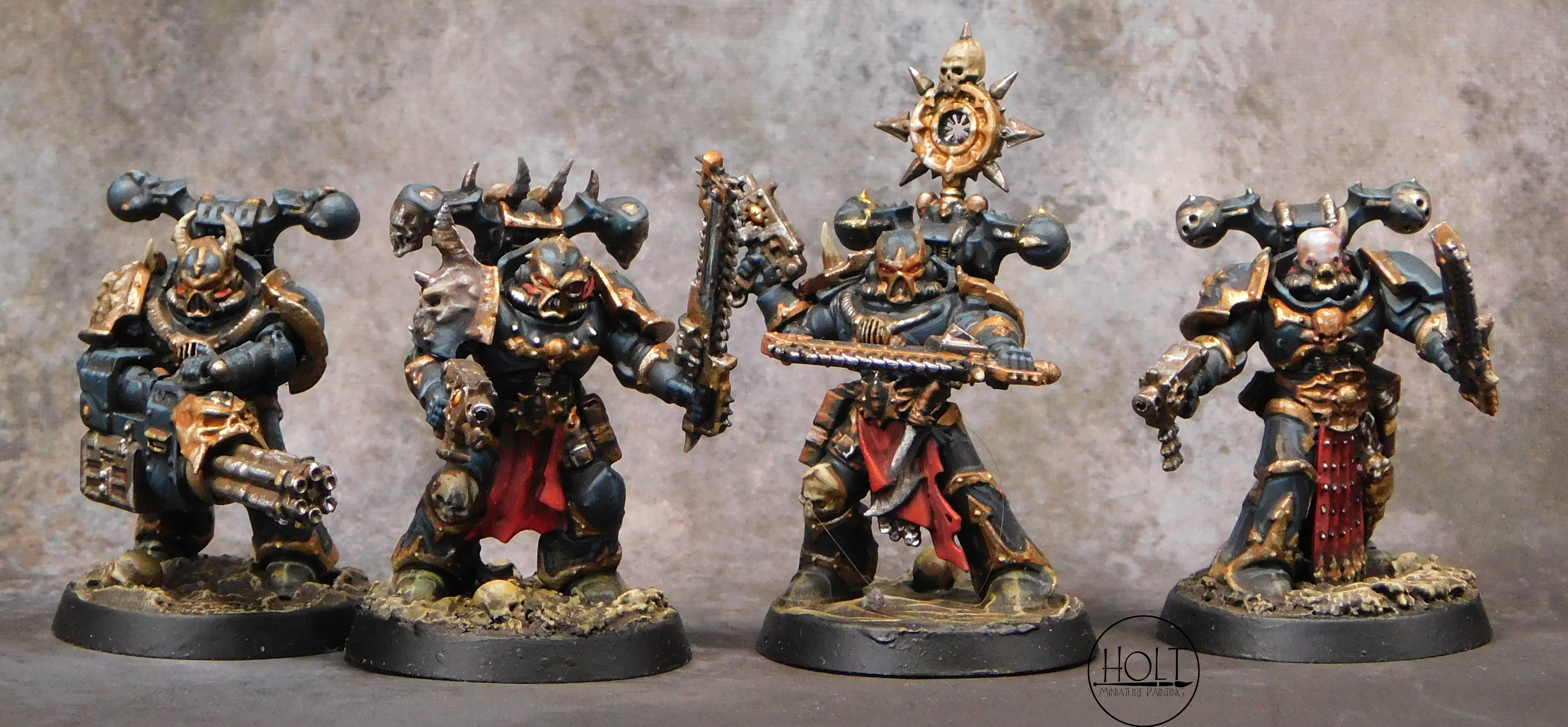 Black Legion Chaos Space Marines – K.C. Holt Miniature Painting