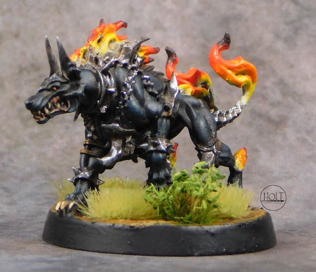 Maxine, the Hellhound K.C. Holt Miniature Painting